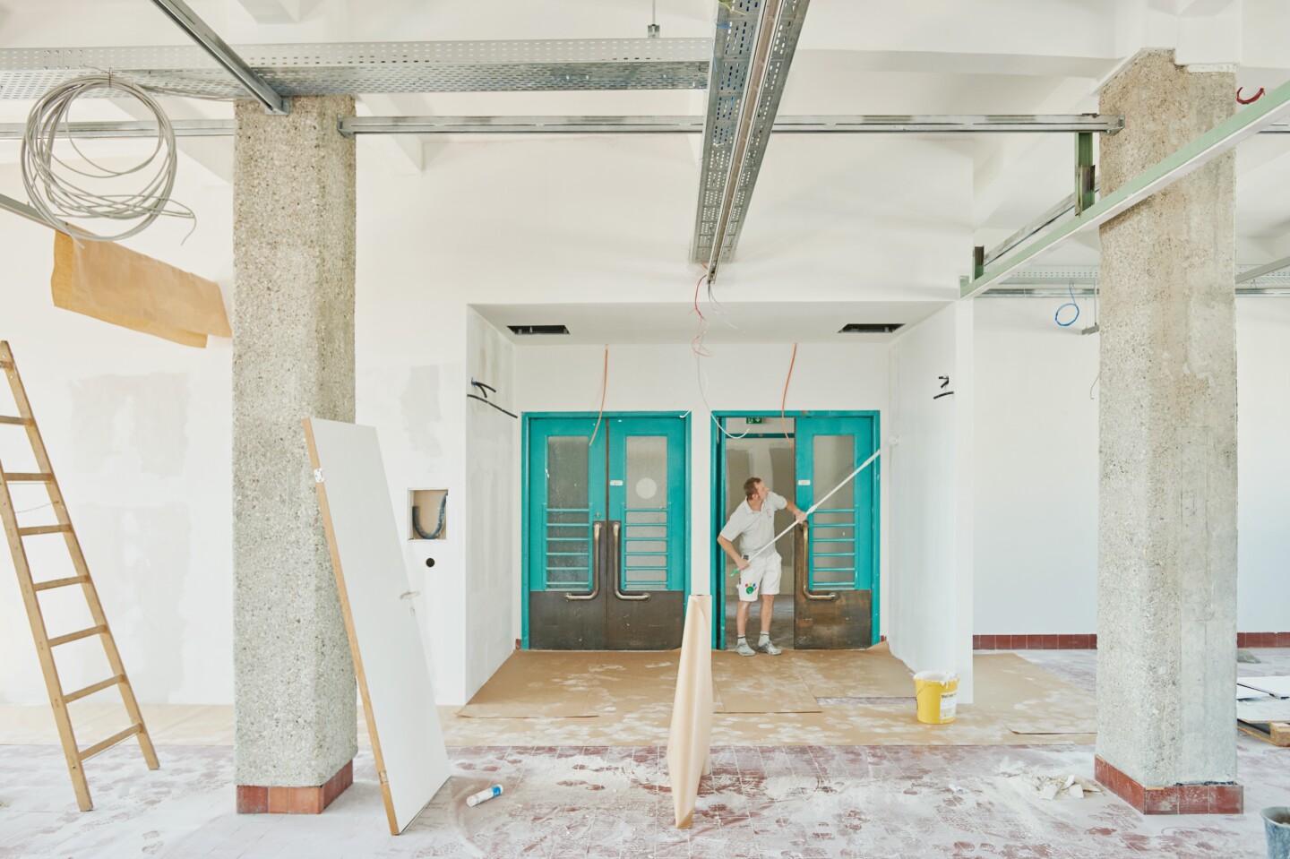 Umbau der Tabakfabrik im August 2015