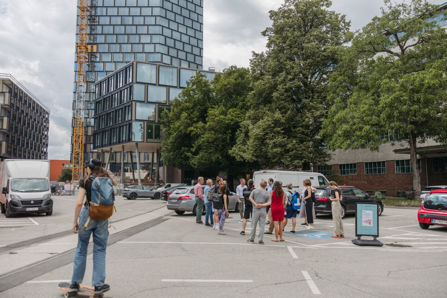 Bei einem partizipativen Prozess soll der Innenhof der Tabakfabrik umgestaltet werden.