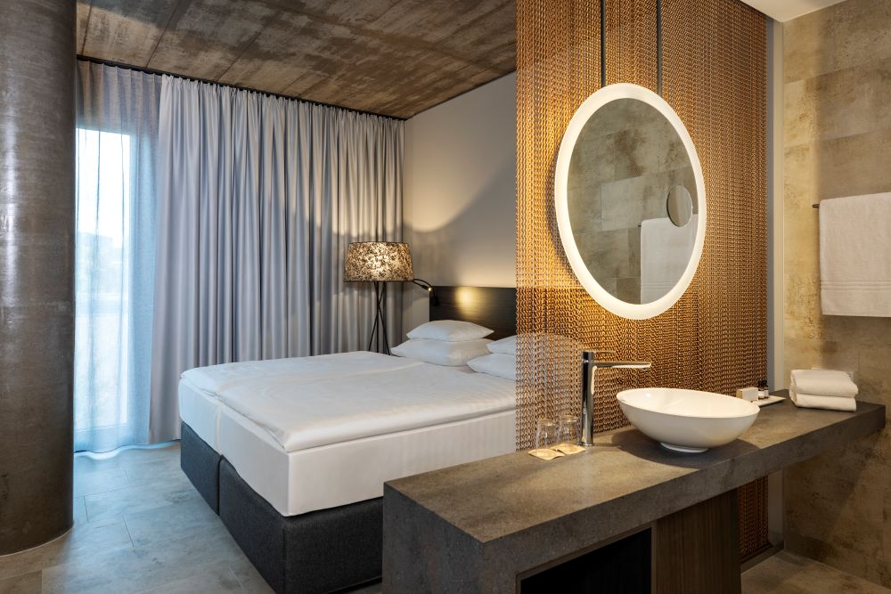 Zimmer im neuen Arcotel Tabakfabrik