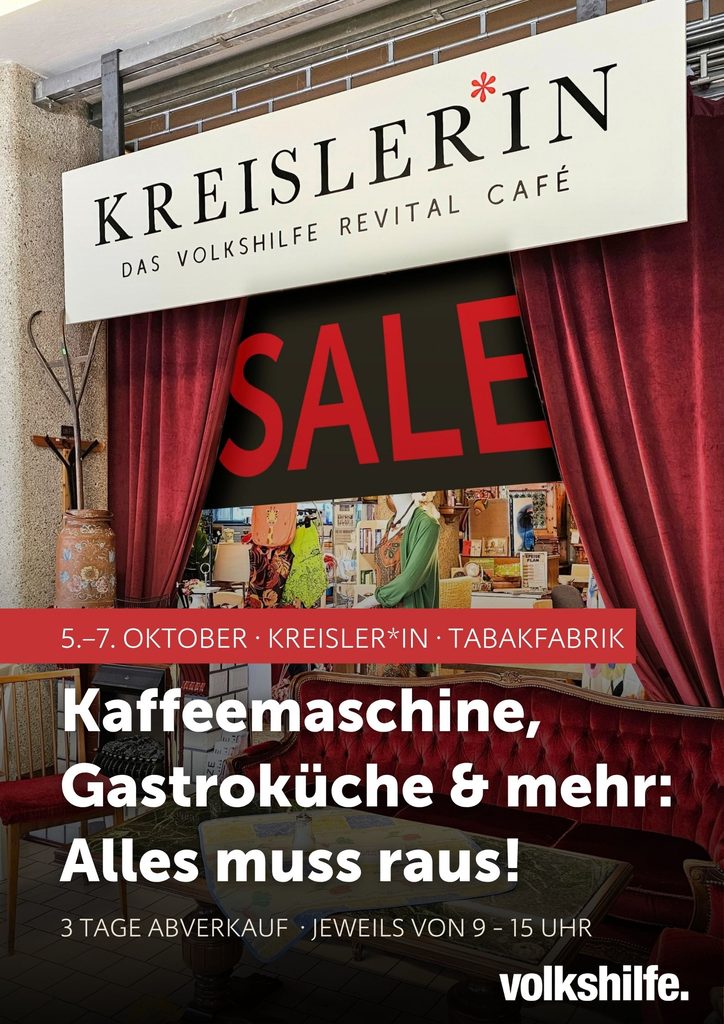 Sujet Poster Kreislerin Abverkauf im Okt 2026
