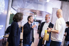 At the Startrampe of Sparkasse OÖ, Johannes Pracher explained how start-ups are supported in the Tabakfabrik. 