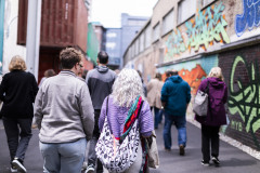 The visitors discovered new aspects of the Tabakfabrik during tours.